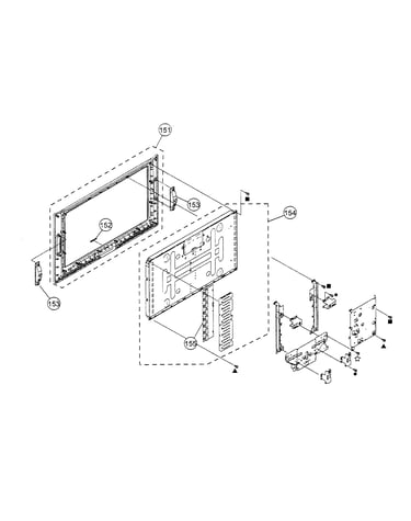 Rear cabinet