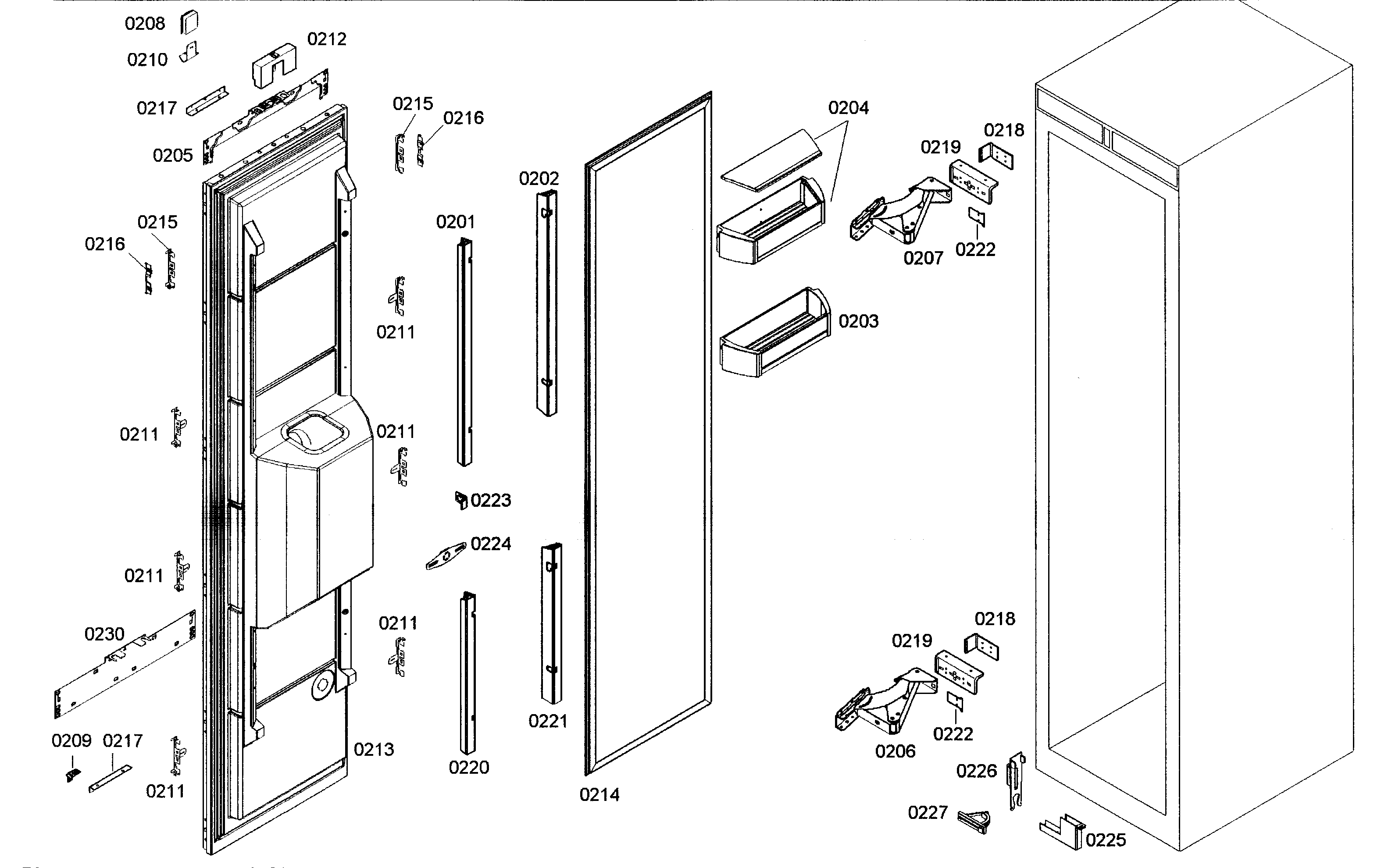 Door assy