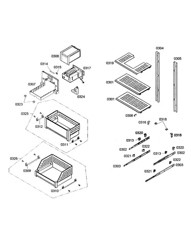 Drawers assy