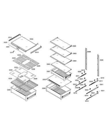 Drawers assy