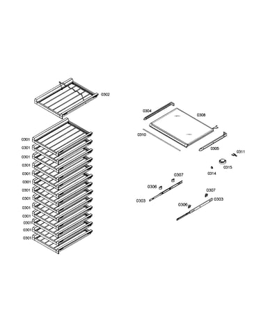 Shelf assy