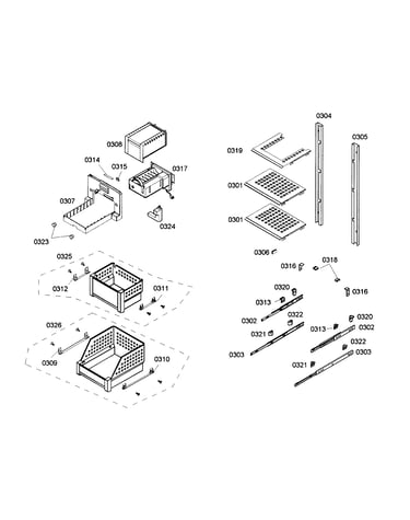 Drawers assy