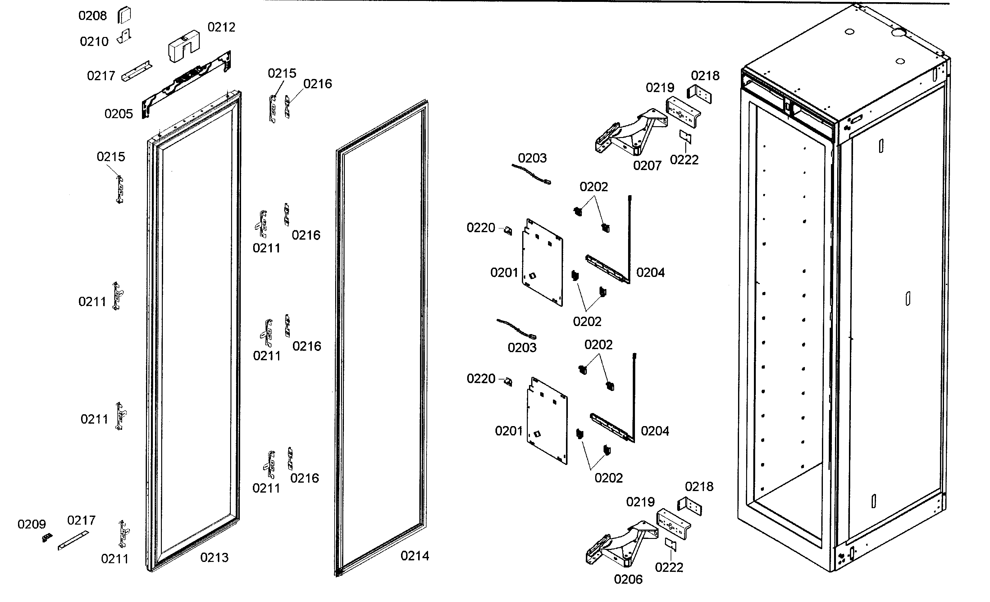 Door assy