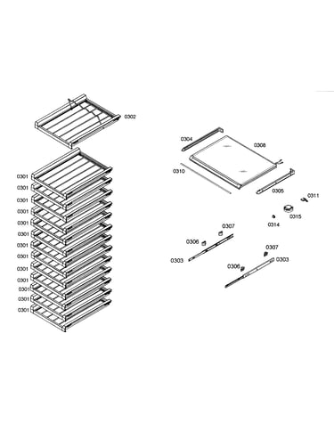Shelf assy