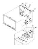 Rear cover/stand assy