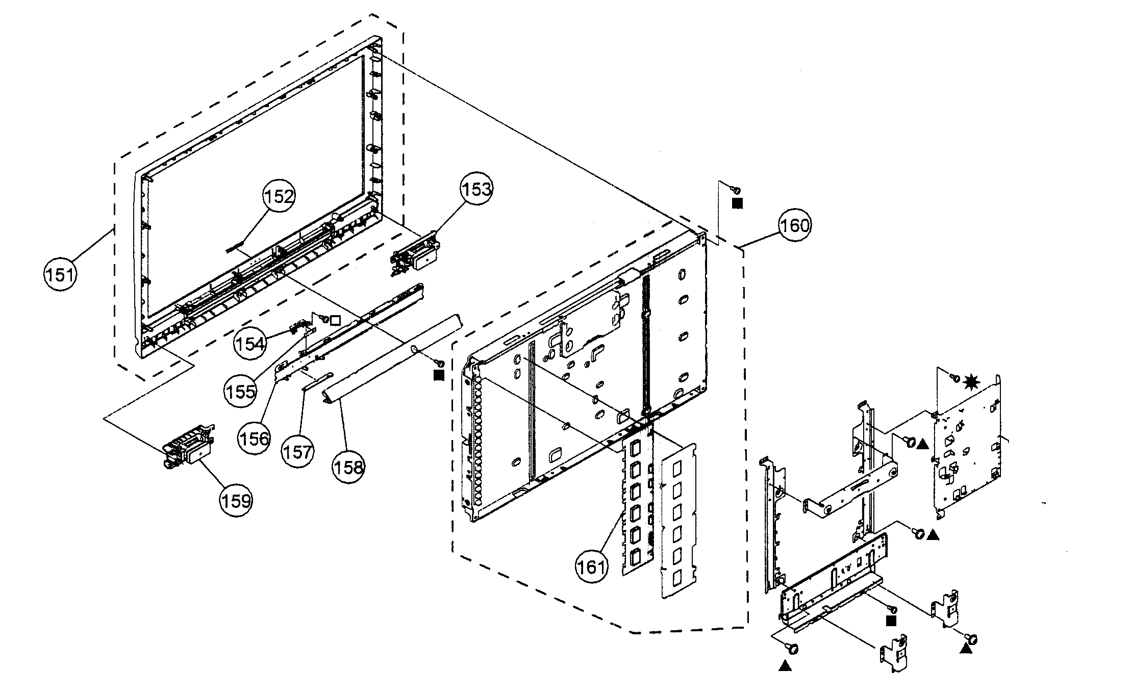 BEZEL/LCD PANEL ASSY