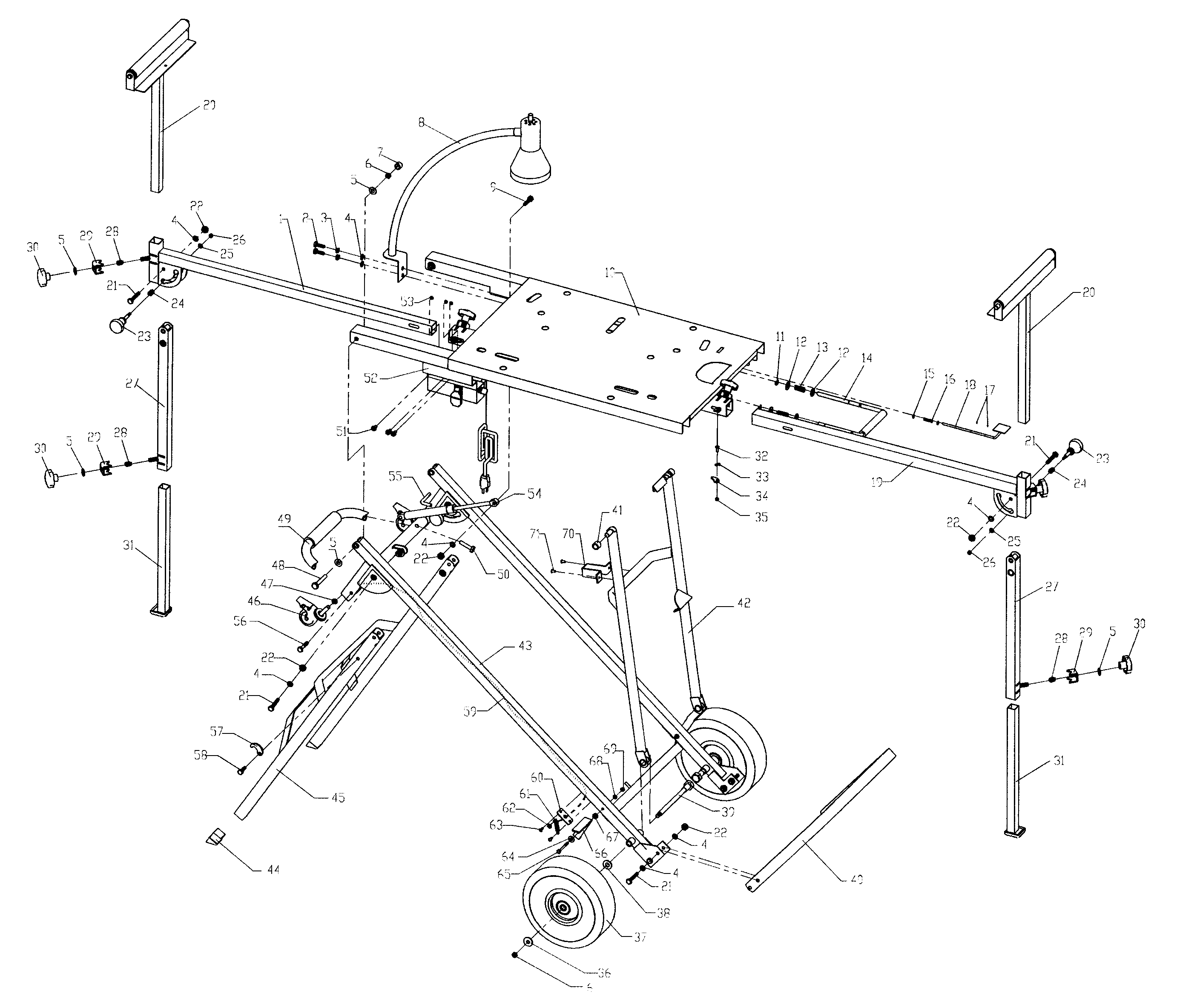 Stand assy