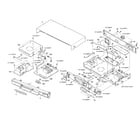 Sony BDP-S350 cabinet parts diagram