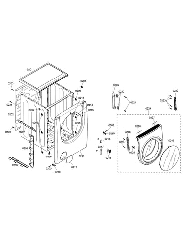 Cabinet parts
