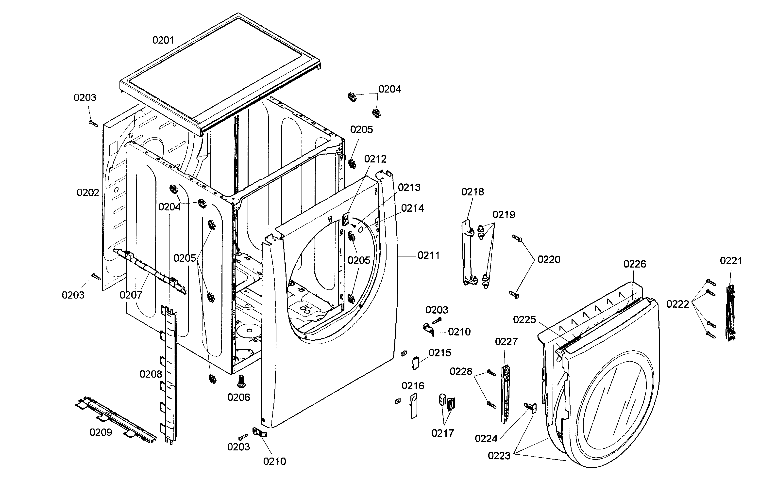 Cabinet parts