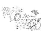 Bosch WTMC552SUC/02 drum assy diagram