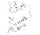 Panasonic DMC-TZ4P cabinet parts diagram