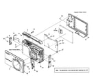 Sony DSC-S750 cabinet parts diagram