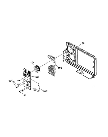 Rear cabinet block