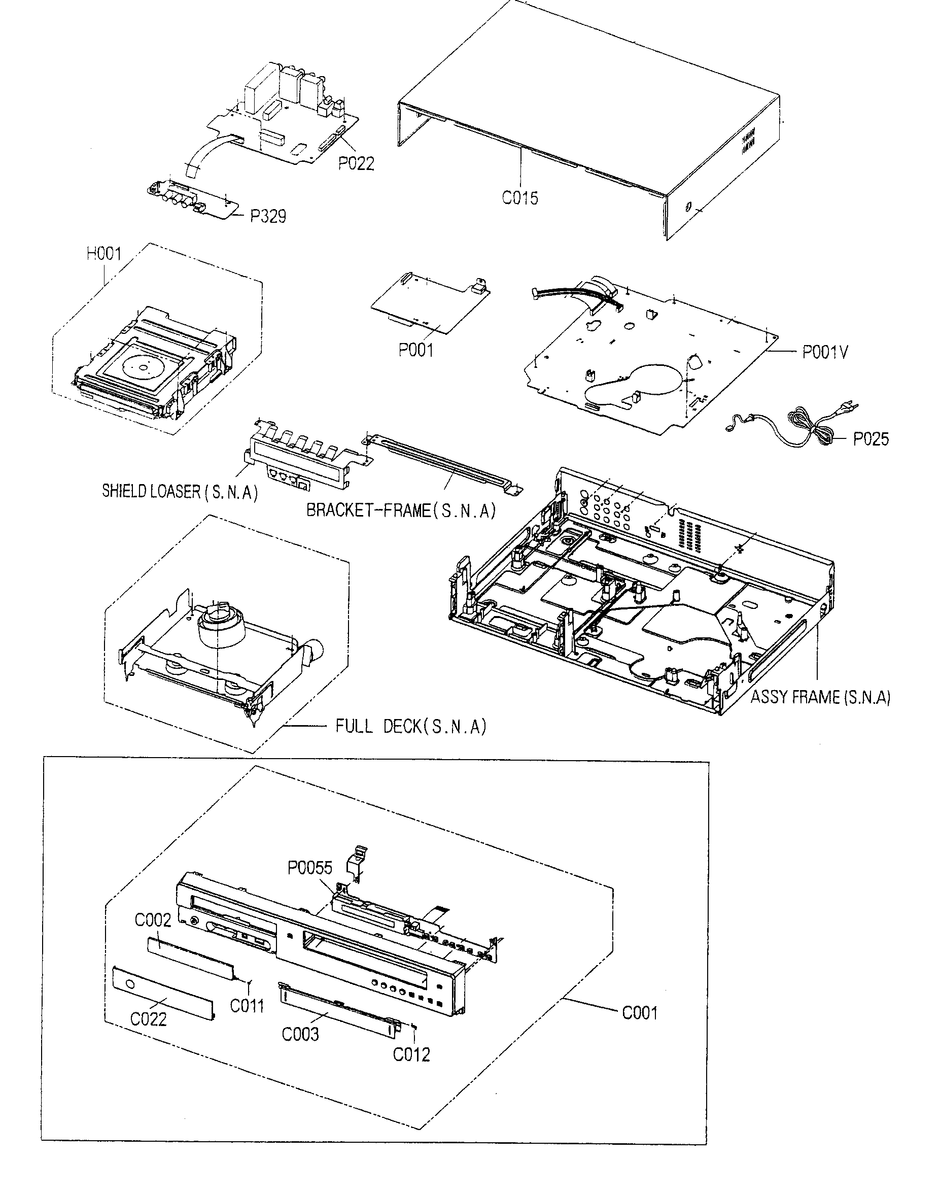 Cabinet parts