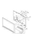Rear cover/stand assy