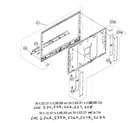 Sony KDL-52WL130 bezel assy/lcd panel diagram