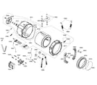 Bosch WFMC220BUC/13 drum assy diagram