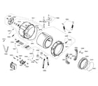 Bosch WFMC220RUC/13 drum assy diagram