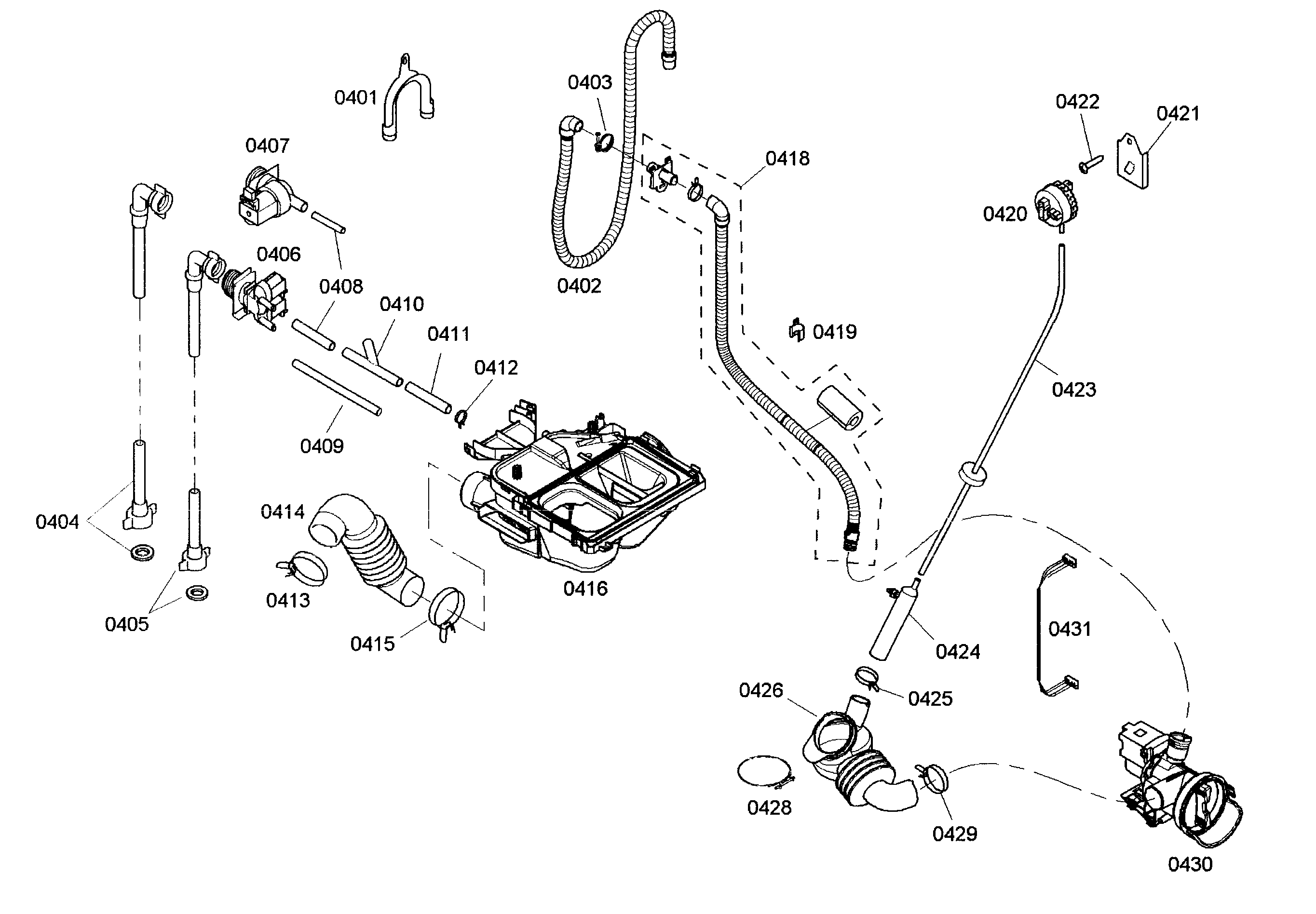 Dispenser assy/pump assy