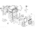 Bosch WFMC530CUC/13 cabinet parts diagram
