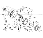 Bosch WFMC530CUC/13 drum assy diagram