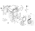Bosch WFMC530SUC/13 cabinet parts diagram