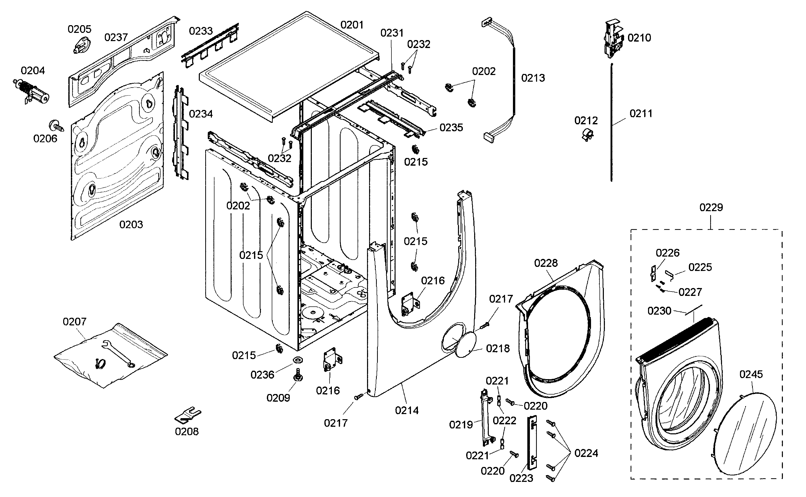 Cabinet parts