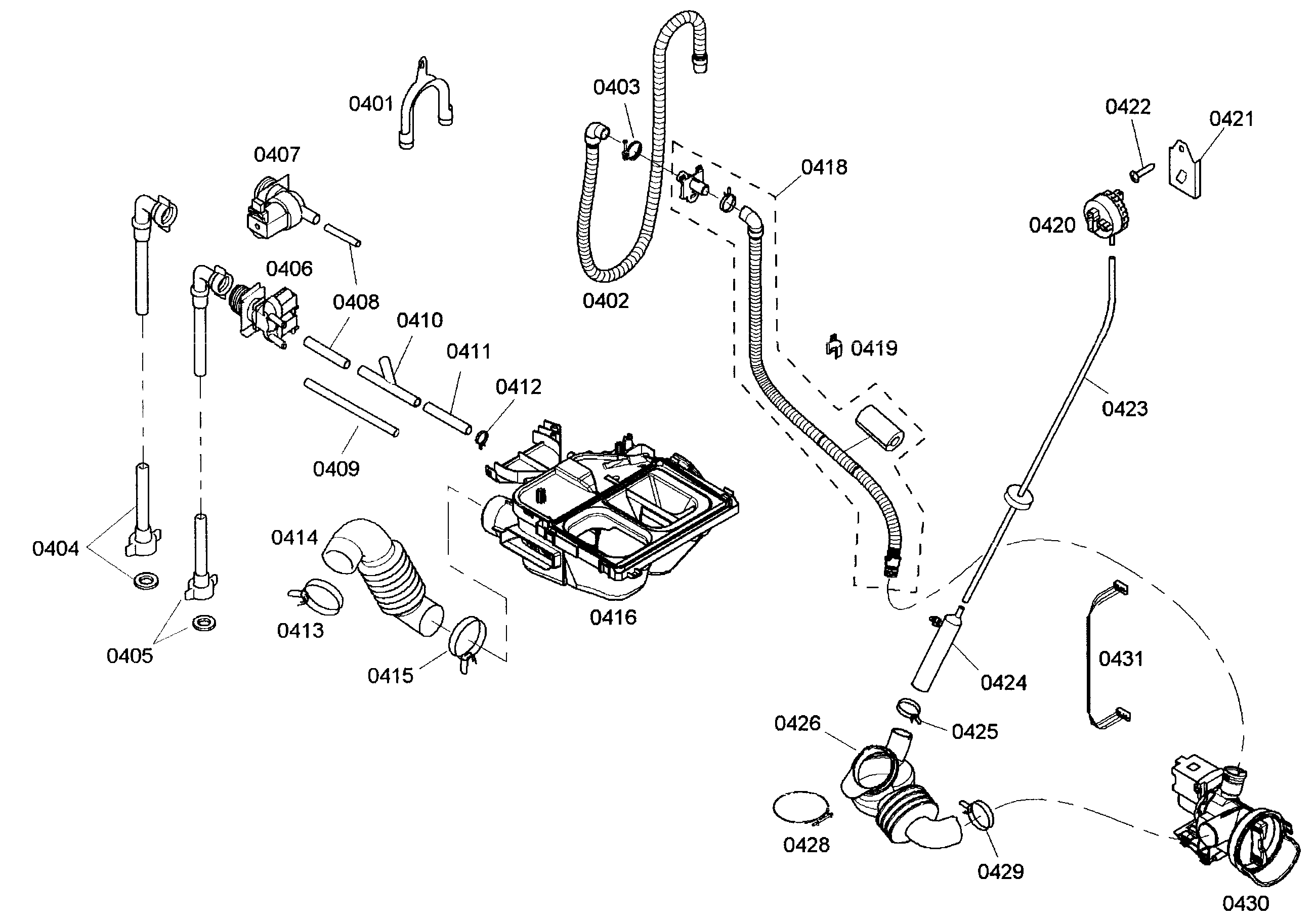 Dispenser assy/pump assy