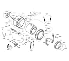 Bosch WFMC8400UC/13 drum assy diagram