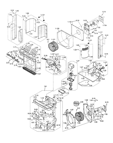 Inside cabinet parts