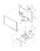 Rear cover/stand assy