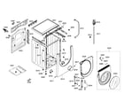 Bosch WFMC5301UC/13 cabinet parts diagram