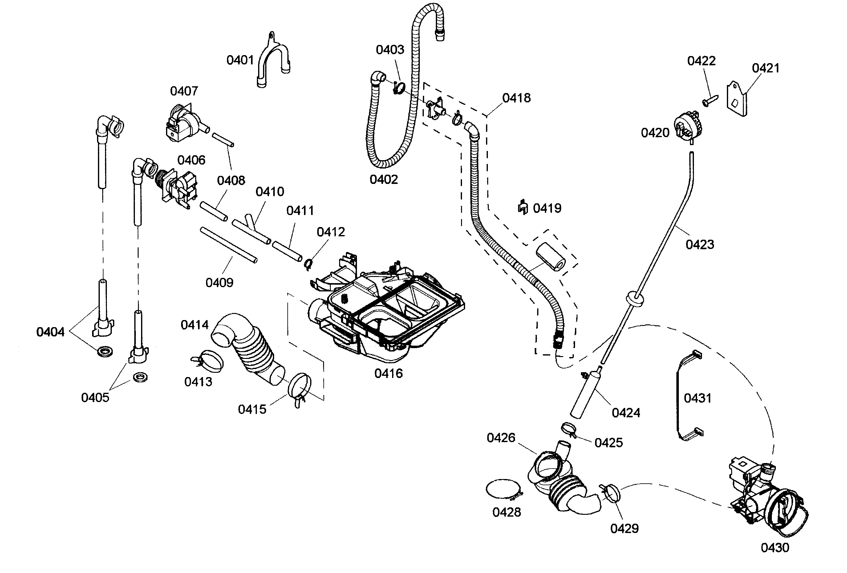 Dispenser assy/pump assy