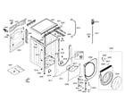 Bosch WFMC8401UC/13 cabinet parts diagram
