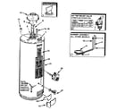 AO Smith FCG50246 water heater diagram