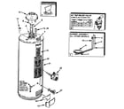 AO Smith FCG50247 water heater diagram