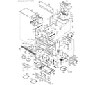 Sharp R-2130JS cabinet parts diagram