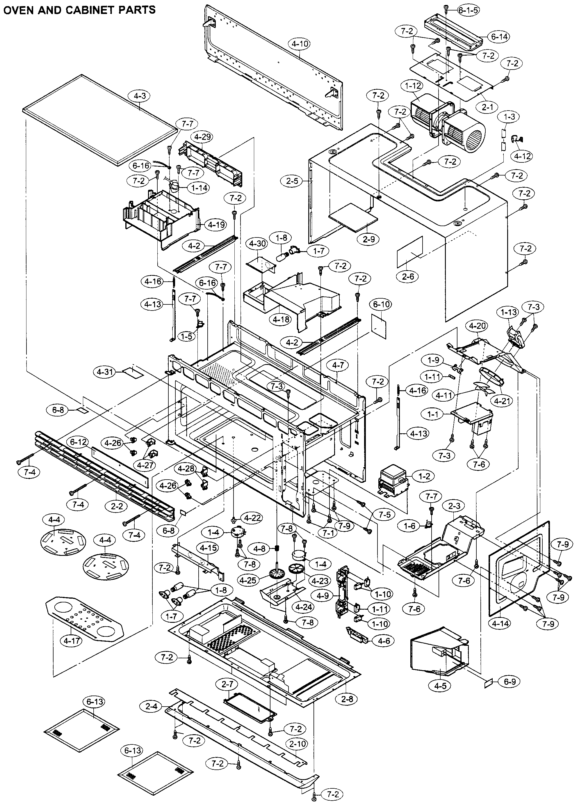 Cabinet parts