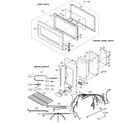 Sharp R-2130JS control panel/door/miscellaneous diagram