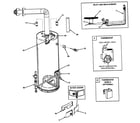 AO Smith GDVH40L water heater diagram