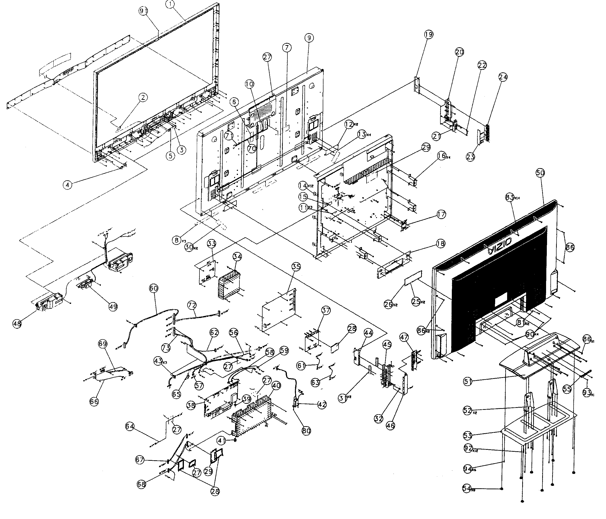 Cabinet parts