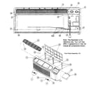 Carrier 52PCA015321AA front panel diagram