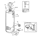 AO Smith FSG50230 water heater diagram