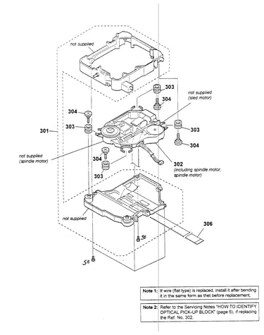 Optical pick-up section