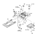 Sony SCD-XA5400ES mechanism deck section diagram