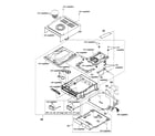 Sony RDR-GX257 mechanism deck section diagram