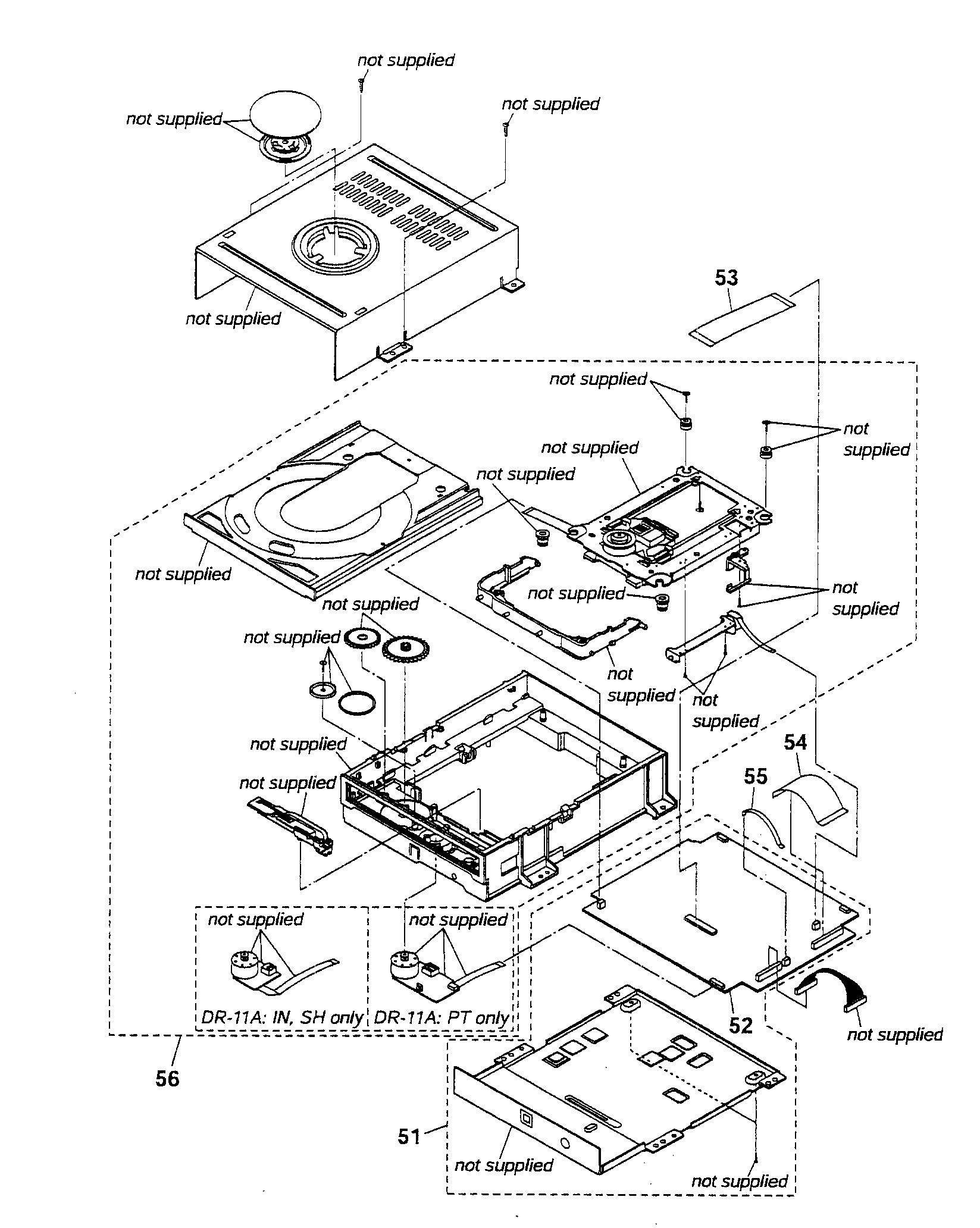 Mechanism deck section