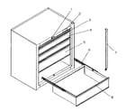 Craftsman 706597351 drawer diagram