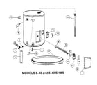 Reliance 630SHMS water heater diagram